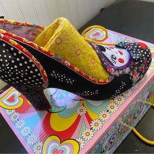 Irregular Choice discontinued black Matryoshka 41 New